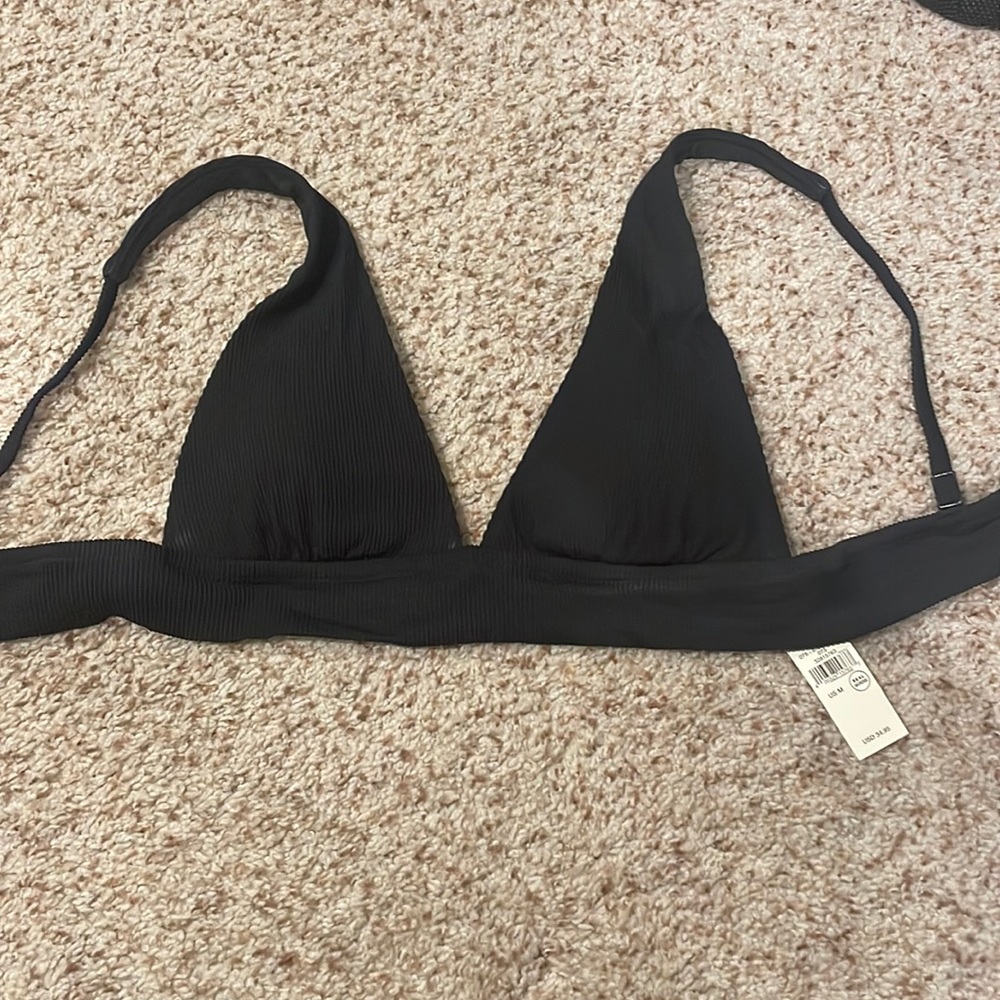 Brand new aerie ribbed bikini top